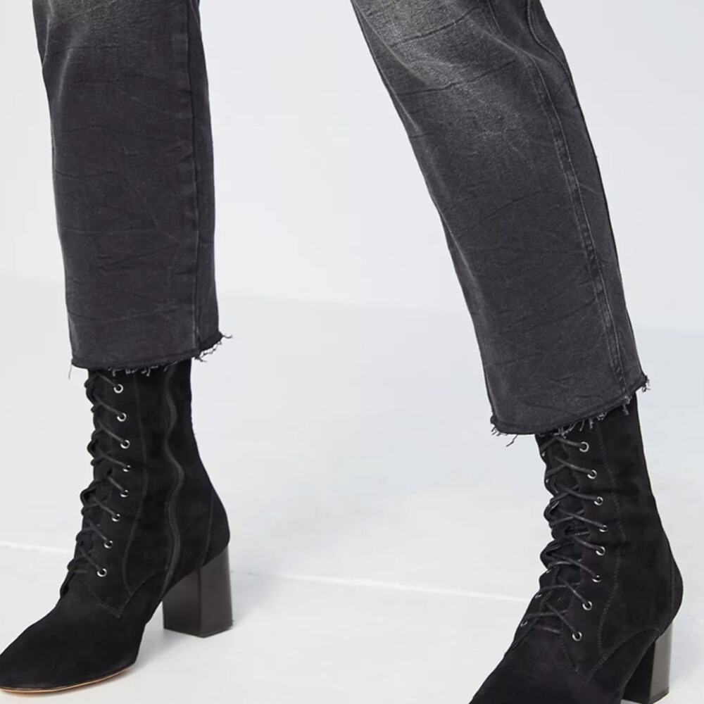 Anthropologie Pilcro High-Rise Buckled Boyfriend Jeans - Picture 9 of 12